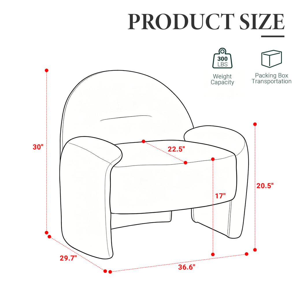 Designer Lounge Chair Set ACS-03 Beige