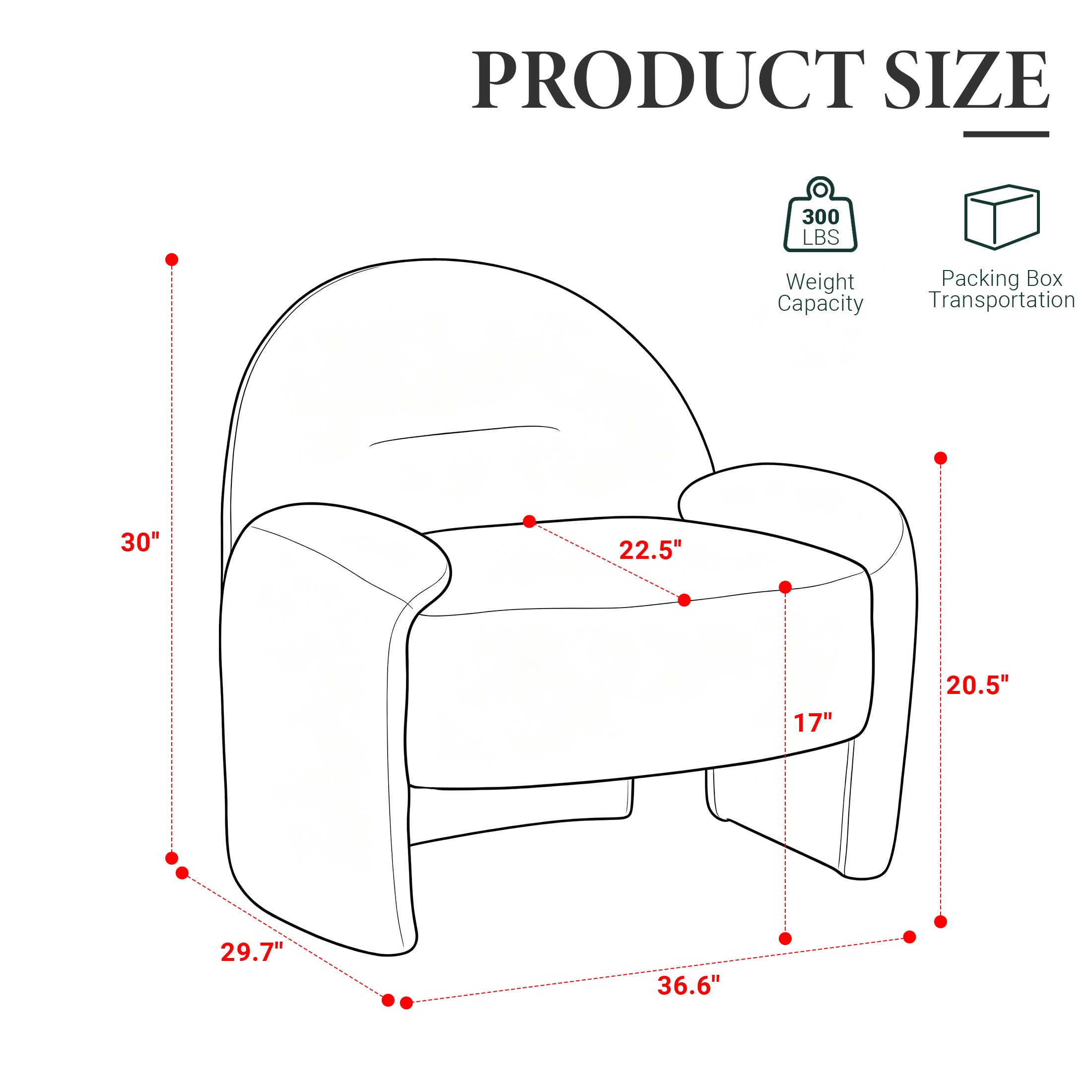 Designer Lounge Chair Set ACS-03 Beige