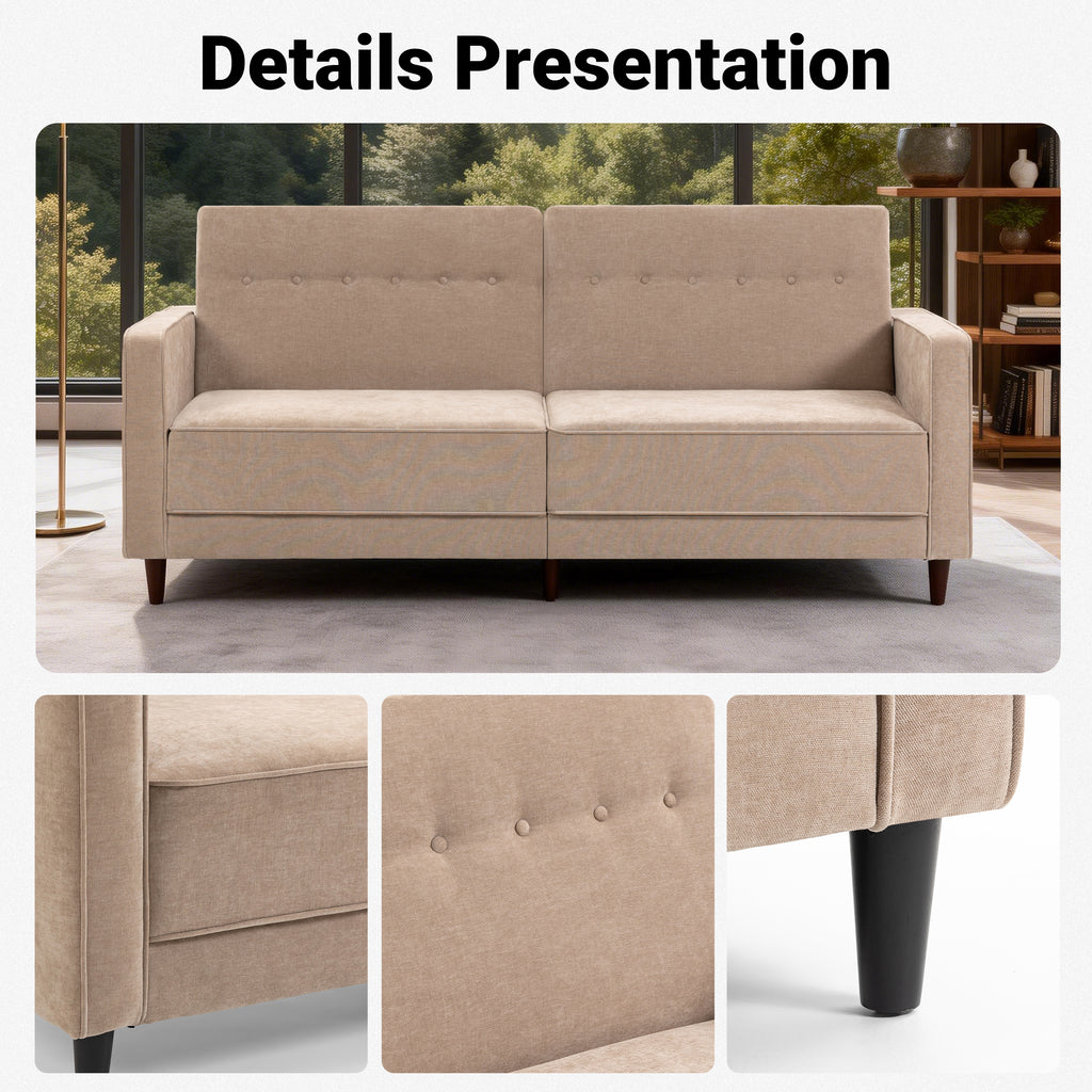 Adjustable Recliner Sofa Bed FS-01 Beige