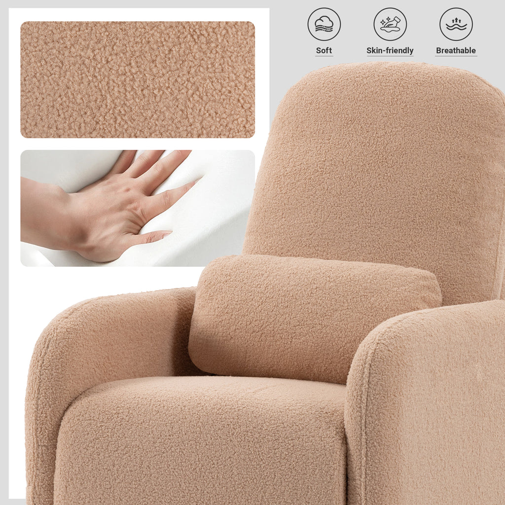 Culect 270 Swivel Rocker Recliner Chair ESS-01 Brown