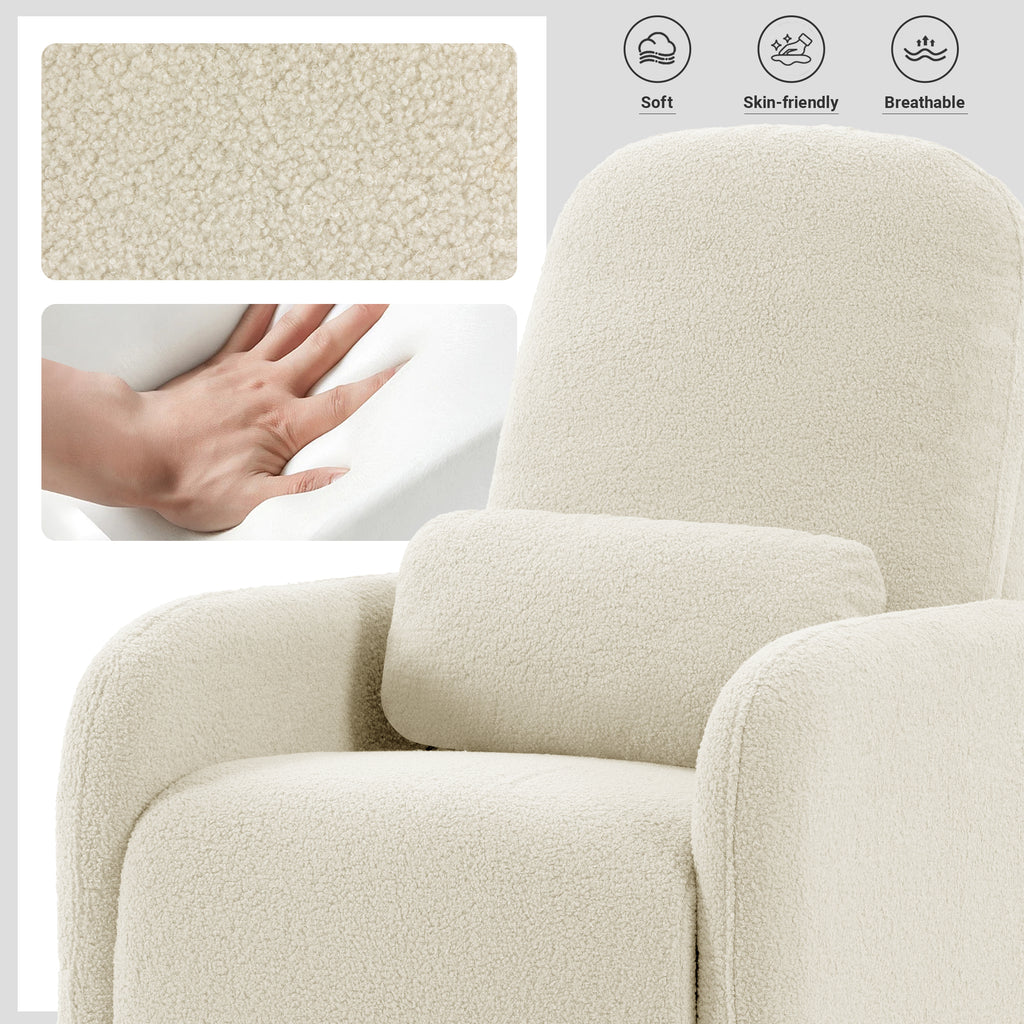 Culect 270 Swivel Rocker Recliner Chair ESS-01 Beige