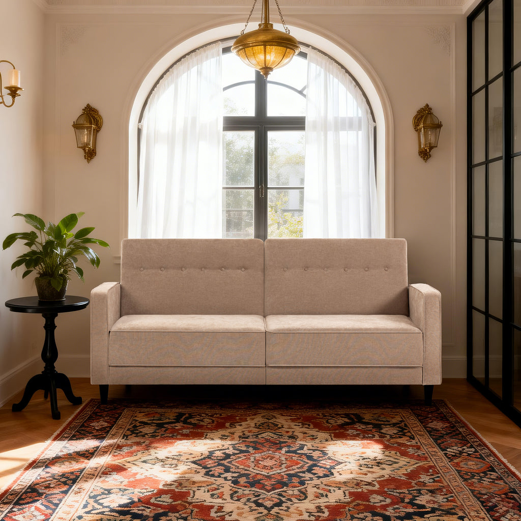 Adjustable Recliner Sofa Bed FS-01 Beige