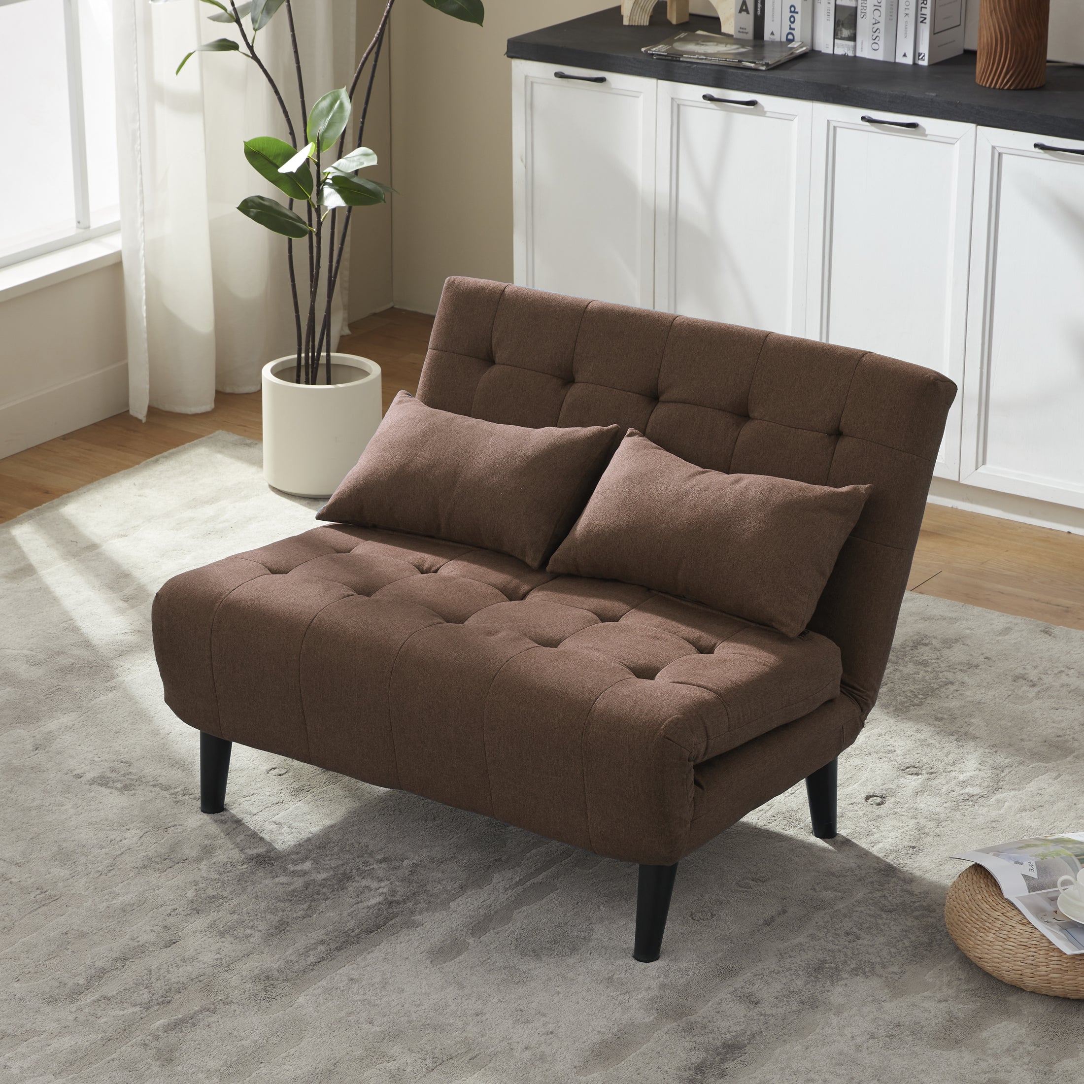 Two-Person Folding Sofa Bed CCD-01 Brown