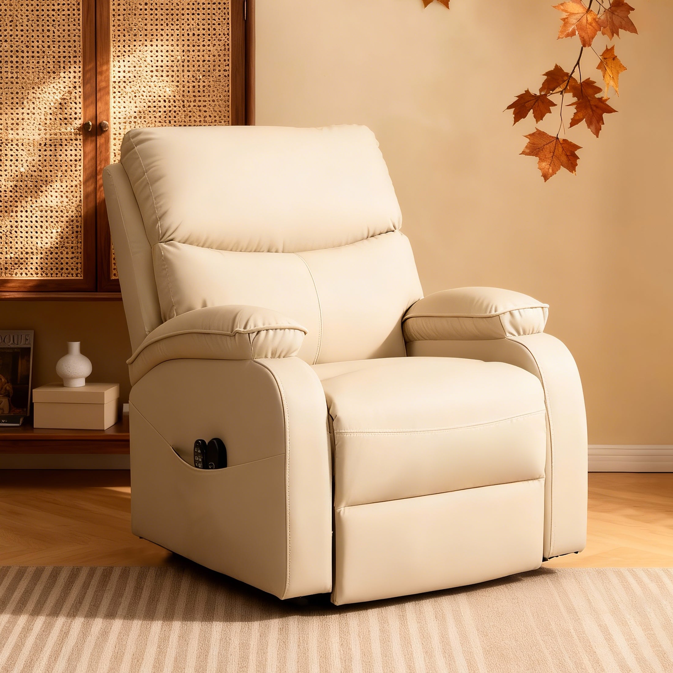 Electric Lift Massage Recliner ES-03 Beige