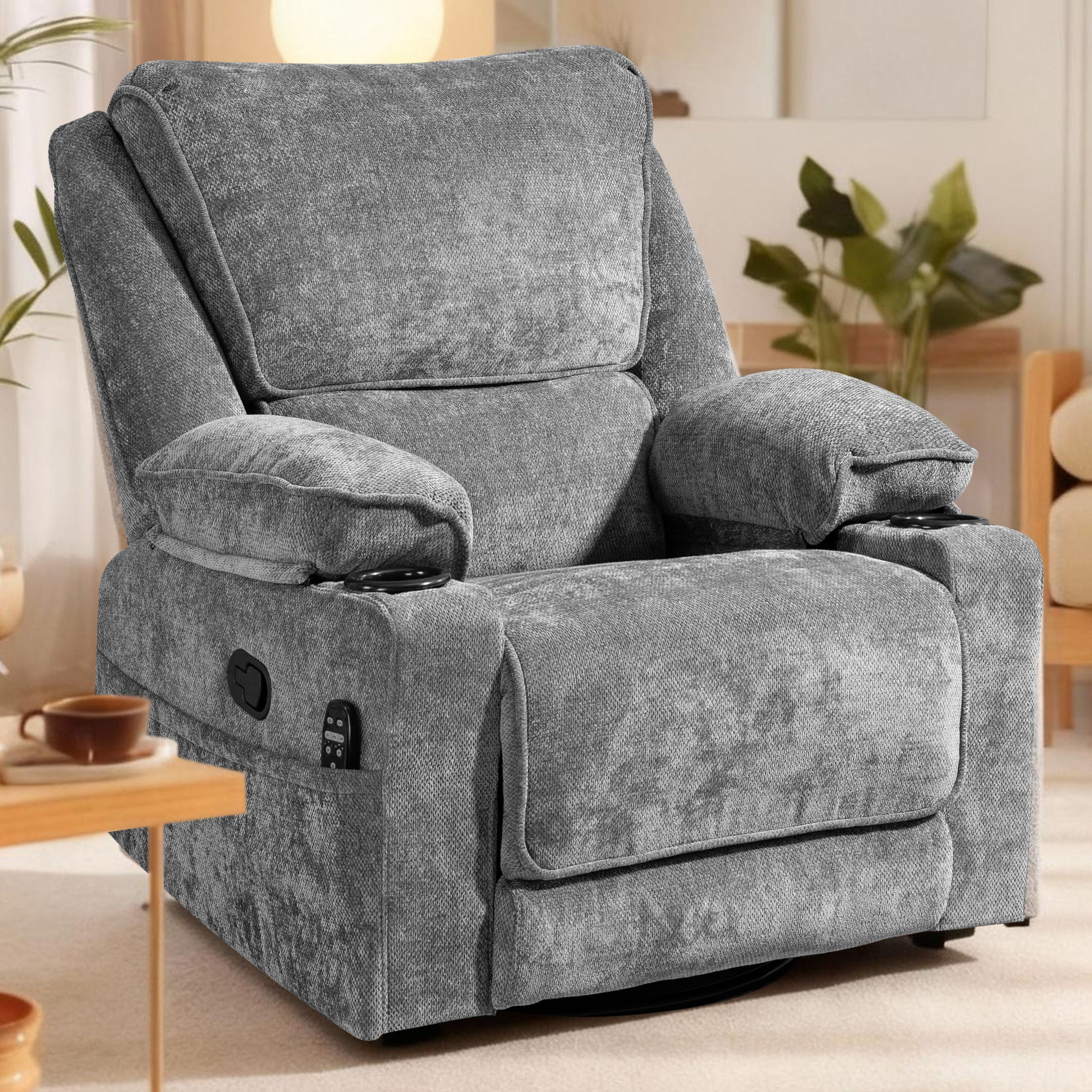 Manual Recliner HO-01 Gray