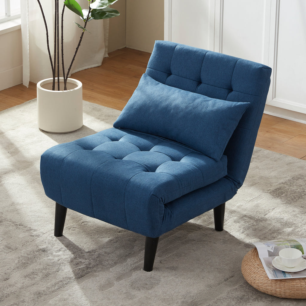 Single-Person Folding Sofa Bed CCS-01 Blue