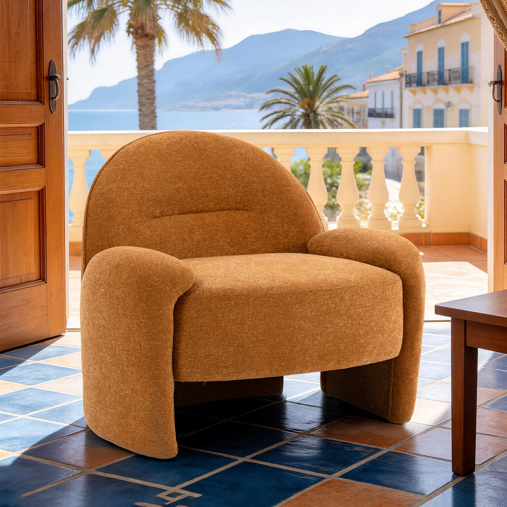 Designer Lounge Chair Set ACS-03 Orange