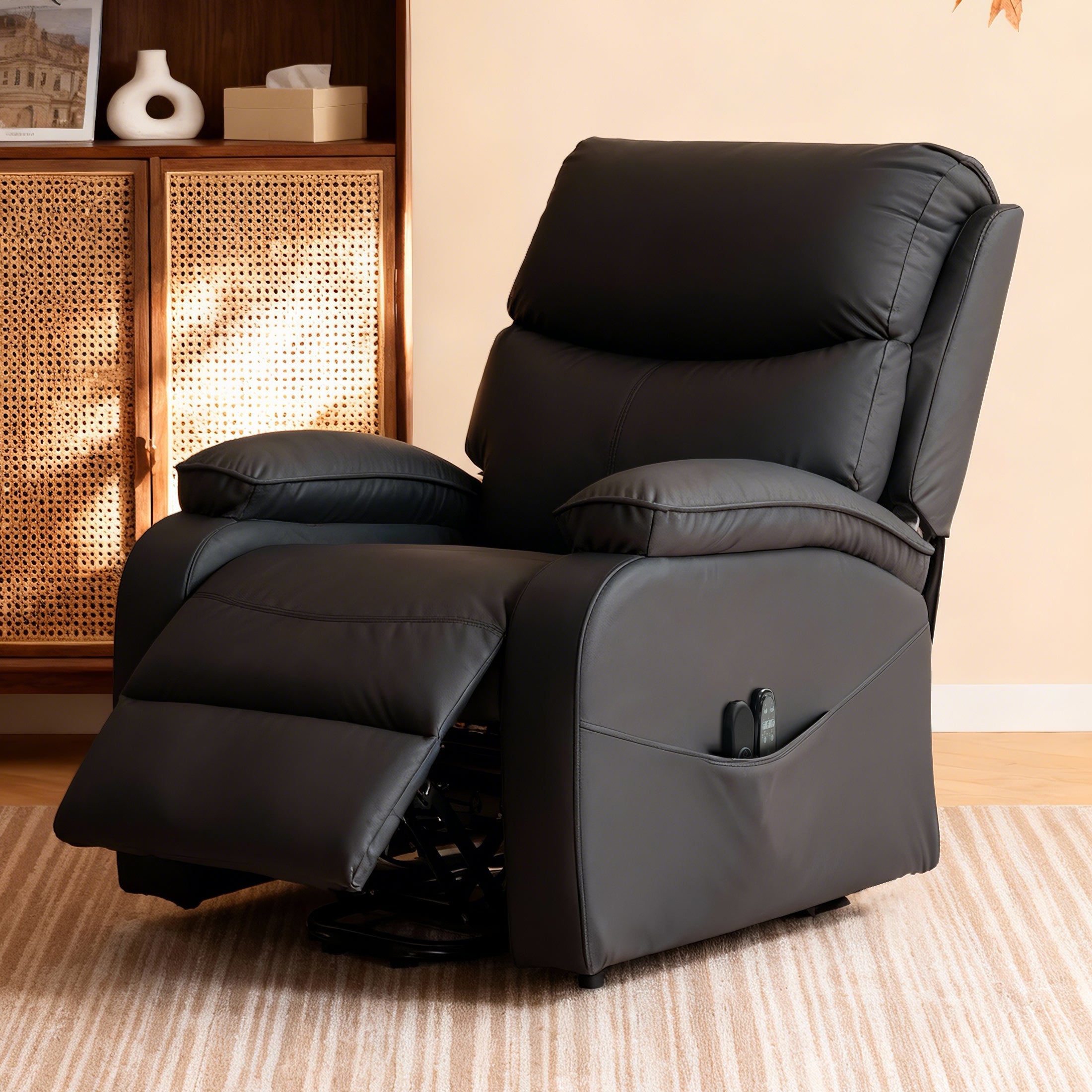 Electric Lift Massage Recliner ES-03 Black