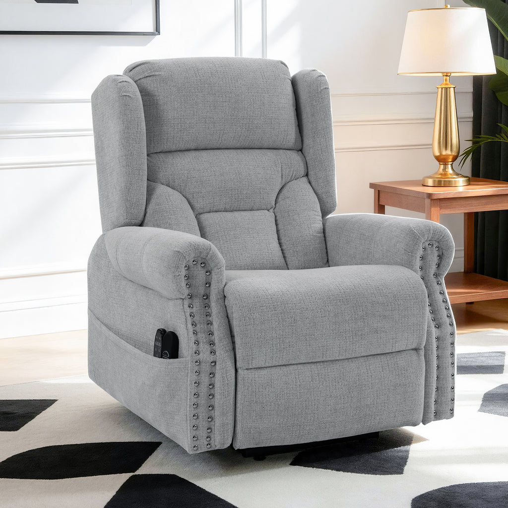 Culect Electric Power Lift Recliner with Massage and Heating ES-04 Gray