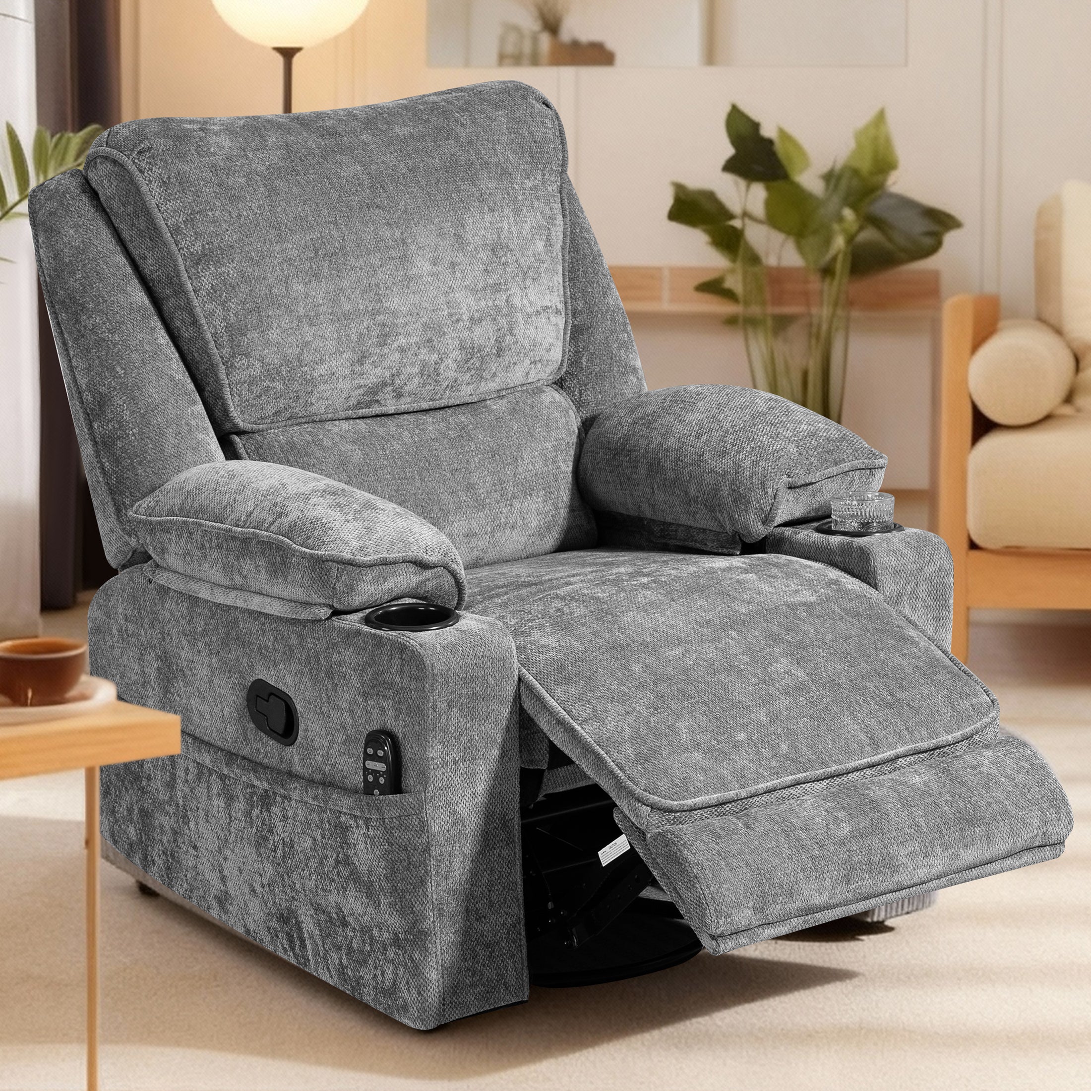 Manual Recliner HO-01 Gray