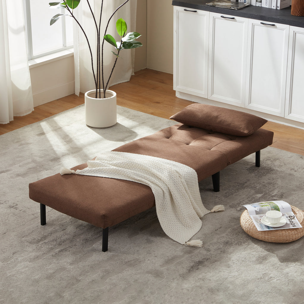 Single-Person Folding Sofa Bed CCS-01 Brown