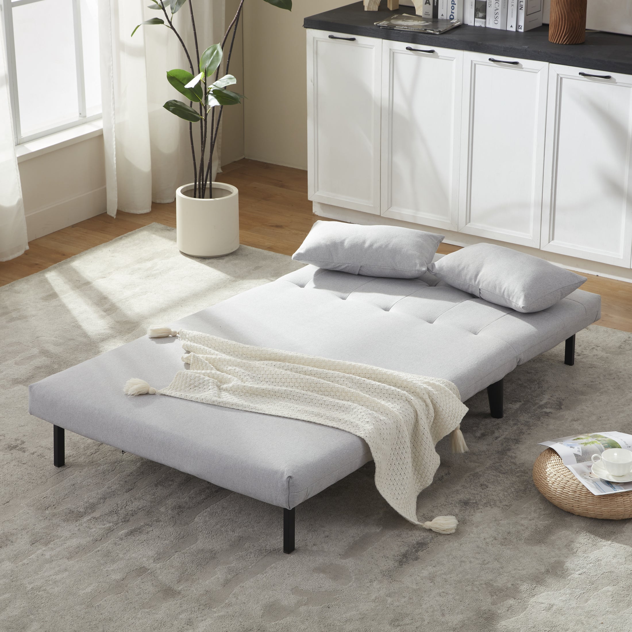 Two-Person Folding Sofa Bed CCD-01 Gray