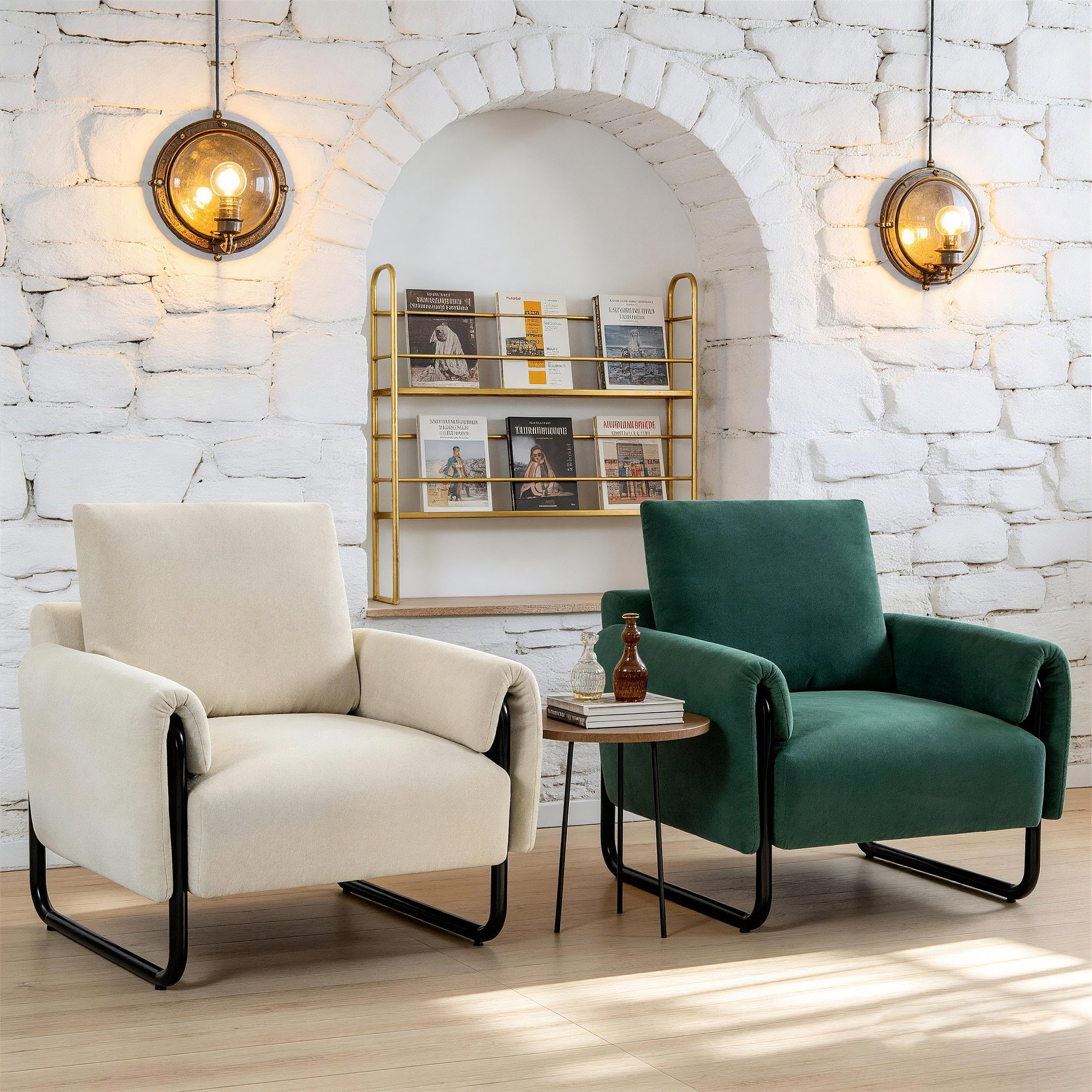 Iron-Frame Relaxation Chair ACS-04 Green