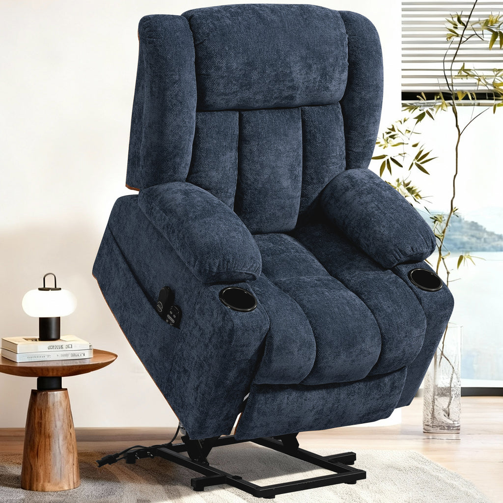 Electric Lift Recliner ES-01 Navy Blue