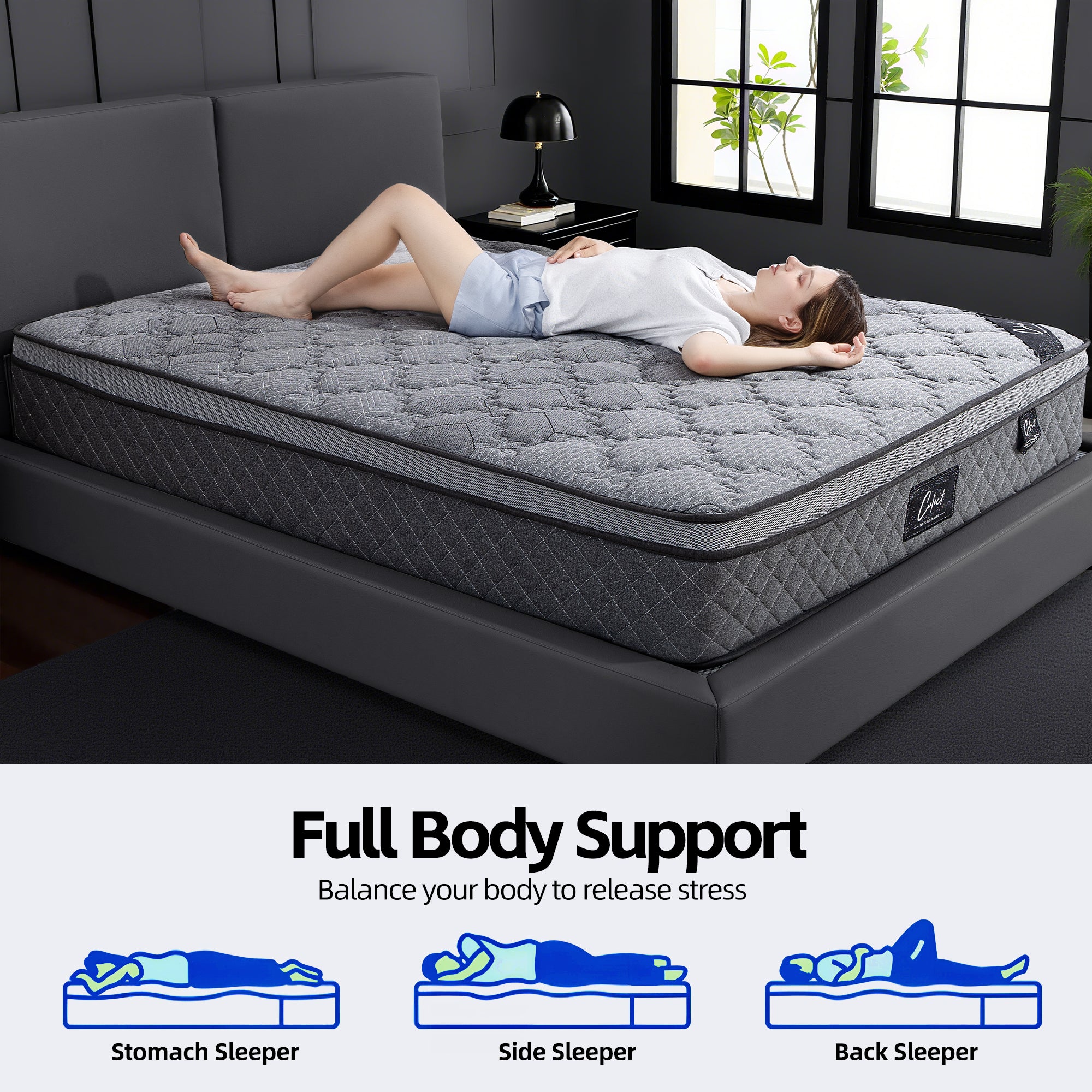 12 Inch Memory Foam Hybrid Mattress