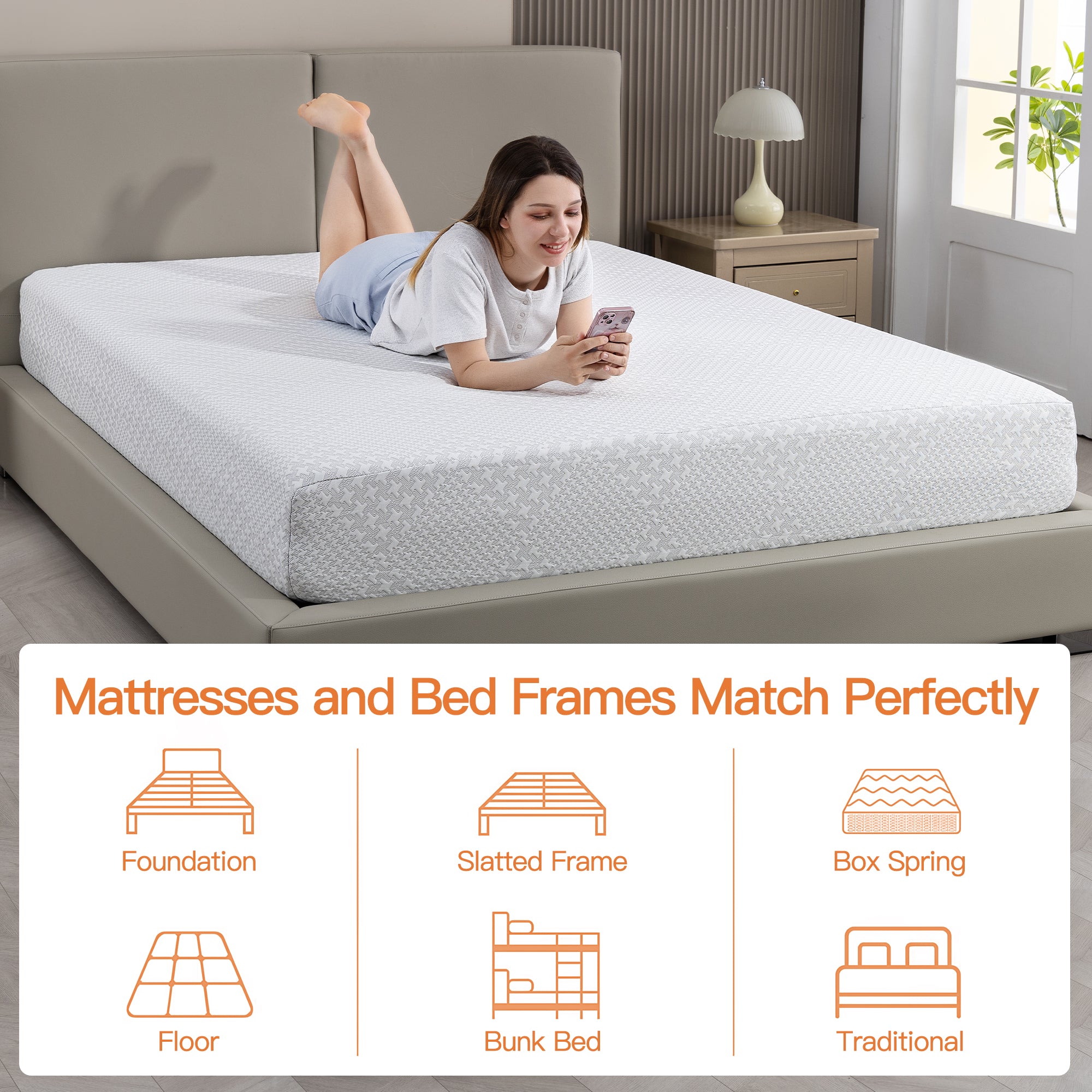 10 Inch Memory Foam Mattress