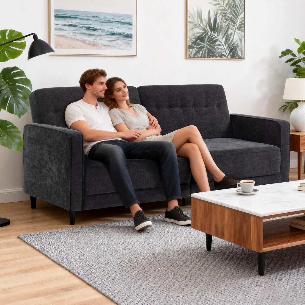 Adjustable Recliner Sofa Bed FS-01 Black