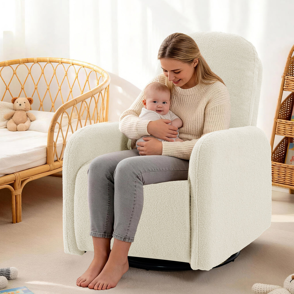 Culect 270 Swivel Rocker Recliner Chair ESS-01 Beige