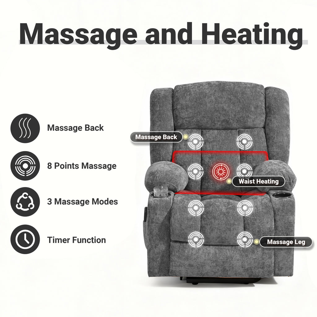 Electric Lift Recliner ES-01 Gray