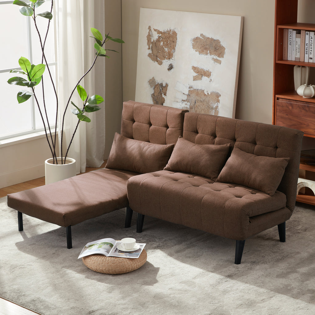 Single-Person Folding Sofa Bed CCS-01 Brown