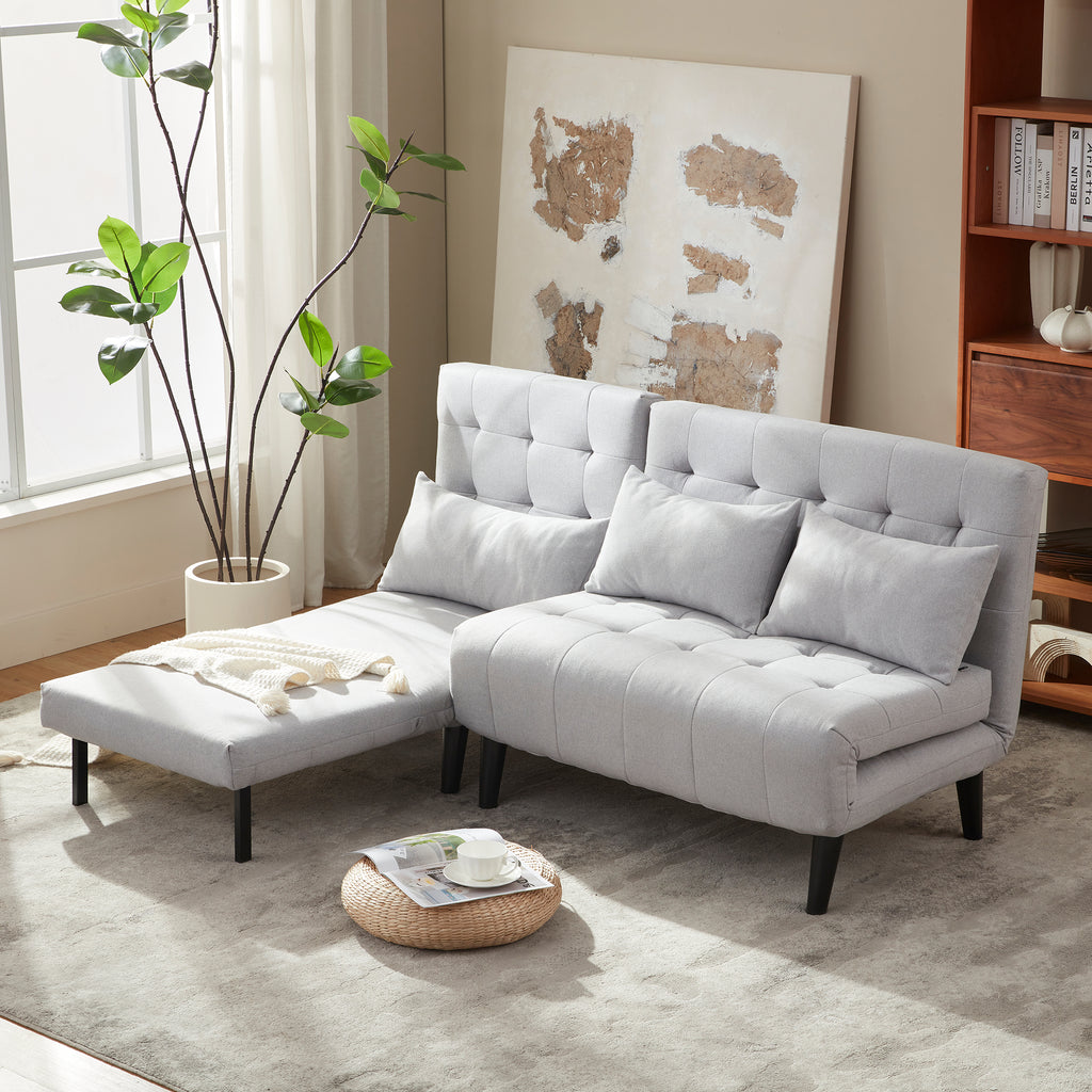 Two-Person Folding Sofa Bed CCD-01 Gray