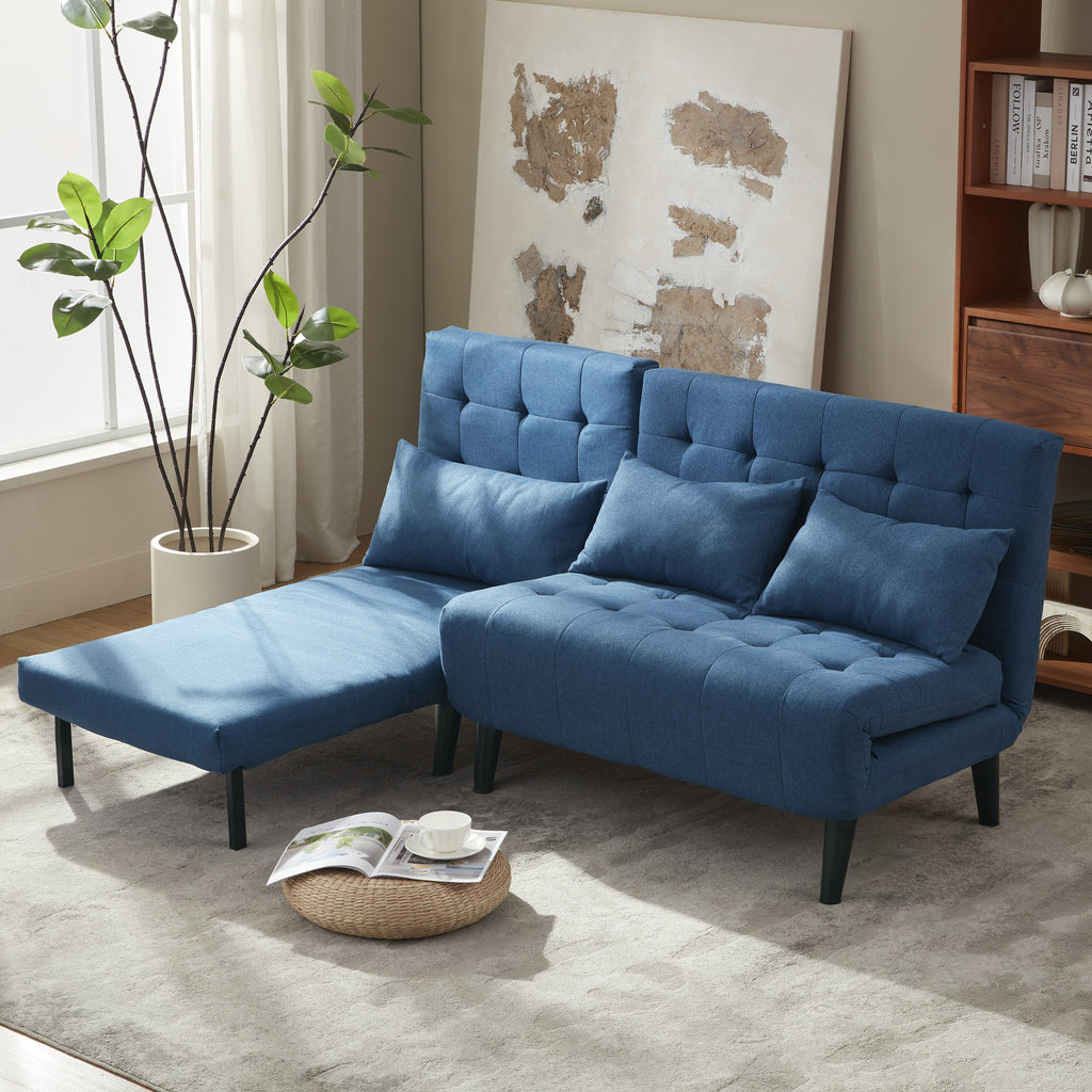 Two-Person Folding Sofa Bed CCD-01 Blue