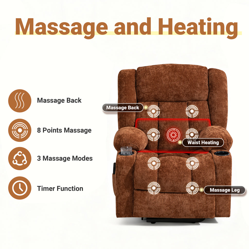 Electric Lift Recliner ES-01 Brown