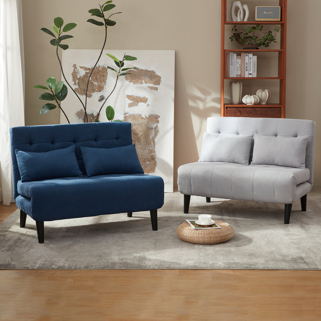 Two-Person Folding Sofa Bed CCD-01 Blue