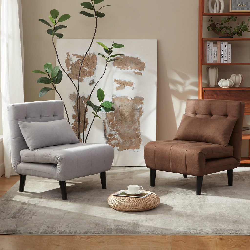 Single-Person Folding Sofa Bed CCS-01 Brown