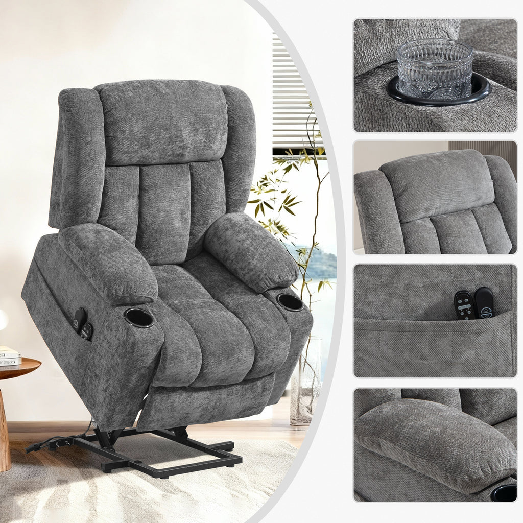 Electric Lift Recliner ES-01 Gray