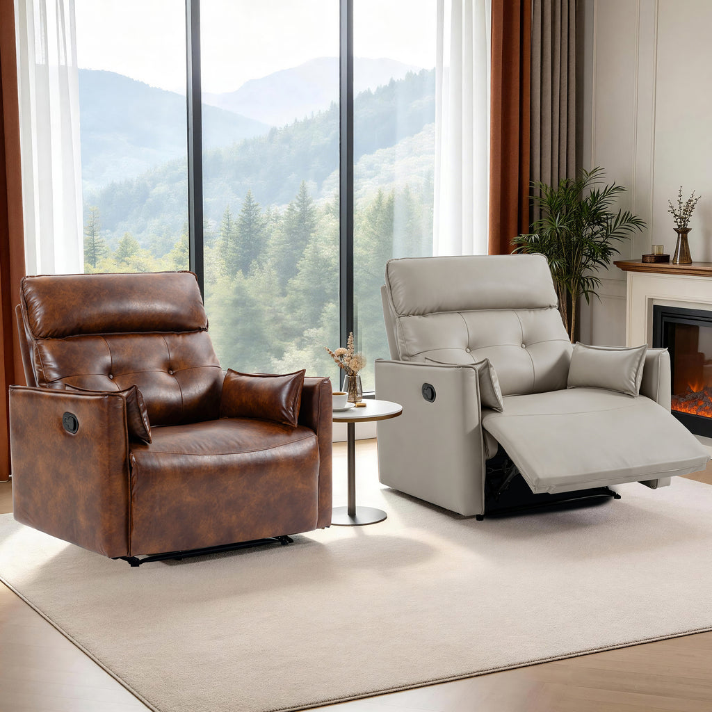 Culect Oversized Recliner Chair NHOW-01 Brown