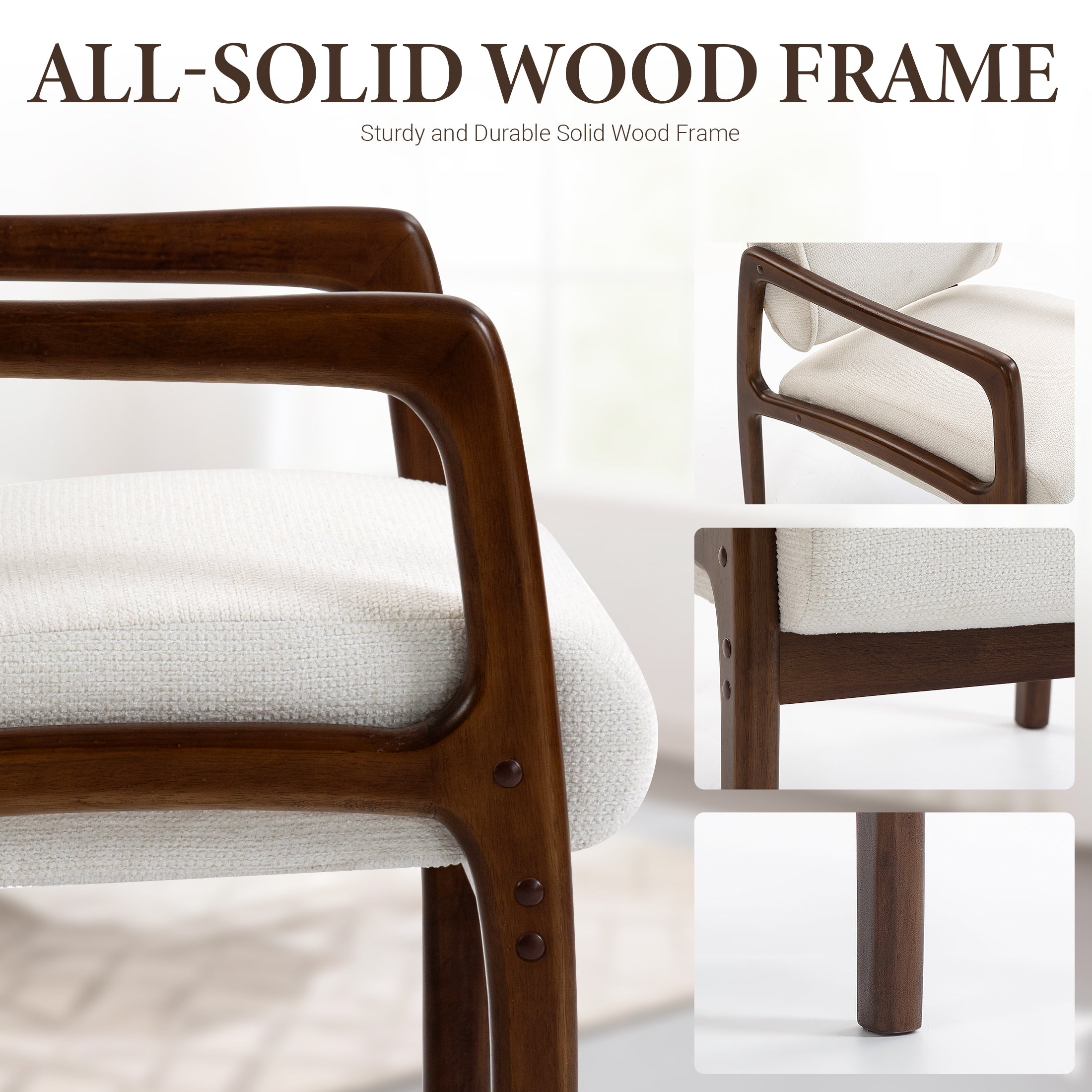 Linen-Backed 360° Swivel Recliner Chair ACW-01 White