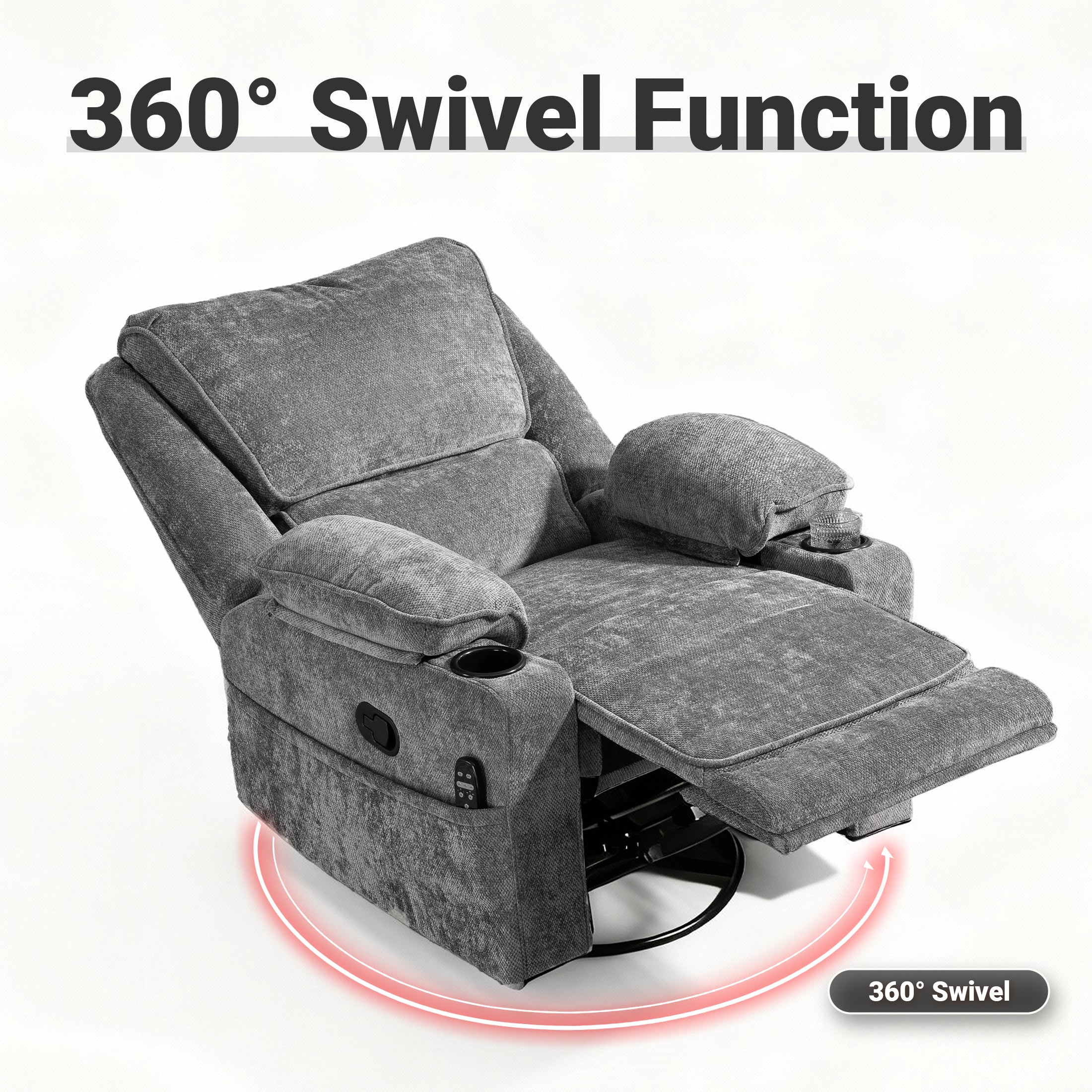 Manual Recliner HO-01 Gray