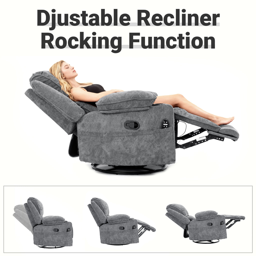 Manual Recliner HO-01 Gray