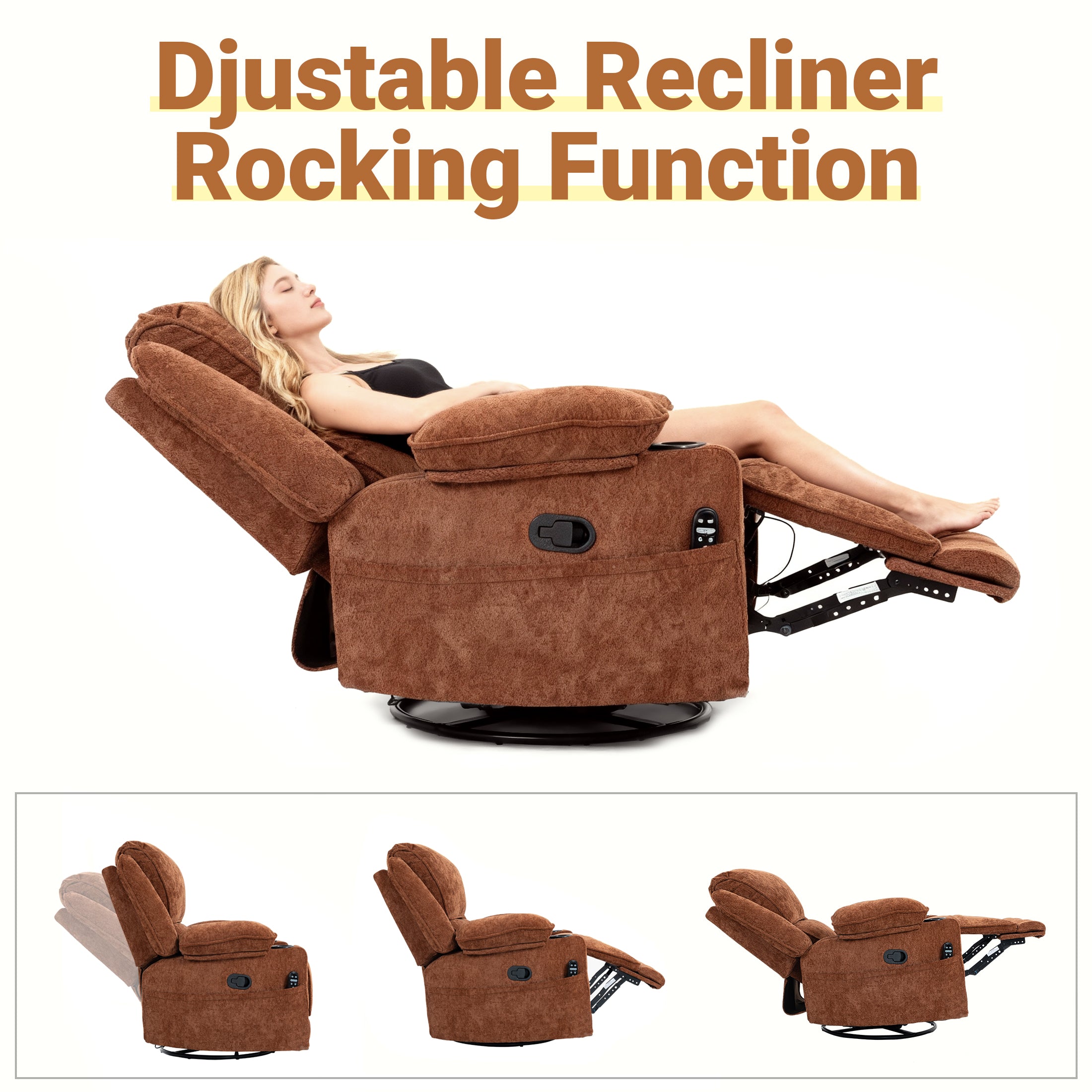 Manual Recliner HO-01 Brown