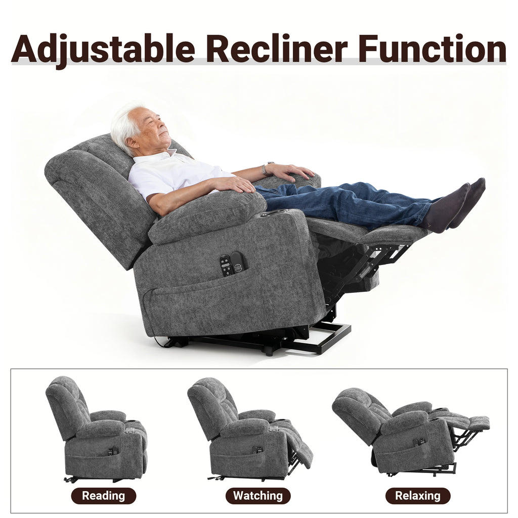 Electric Lift Recliner ES-01 Gray